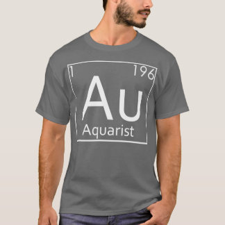 Aquascaping Aquarium Periodische Elemente Aquascap T-Shirt