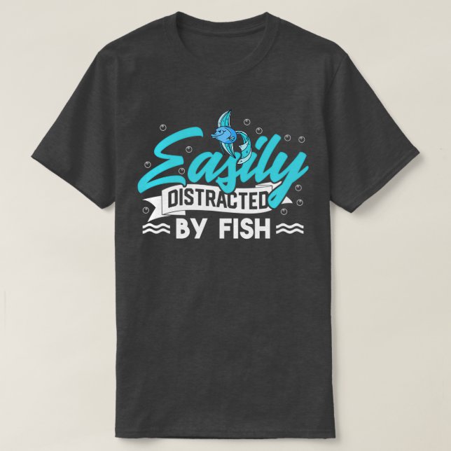 Aquascaping Fisch Keeper Aquarium Fisch Aquarist A T-Shirt (Design vorne)