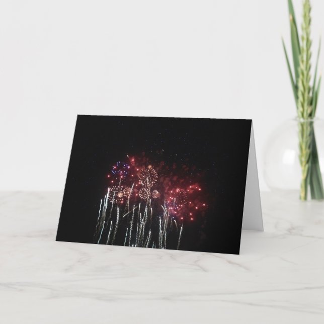 "Aquatennial Fireworks" - Gratulationskarte Nr. 3 Karte (Vorderseite)