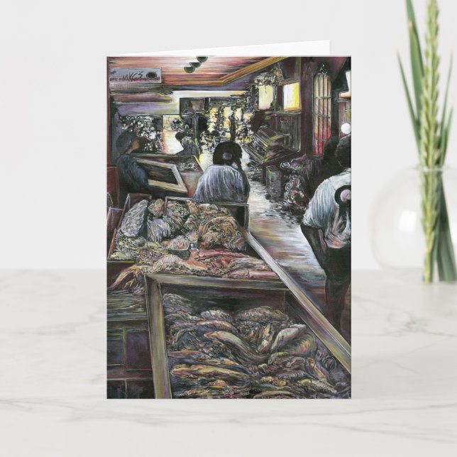 Aquatic aber mit Wüste Wind Jerusalem Gree geküsst Karte (Vorderseite)