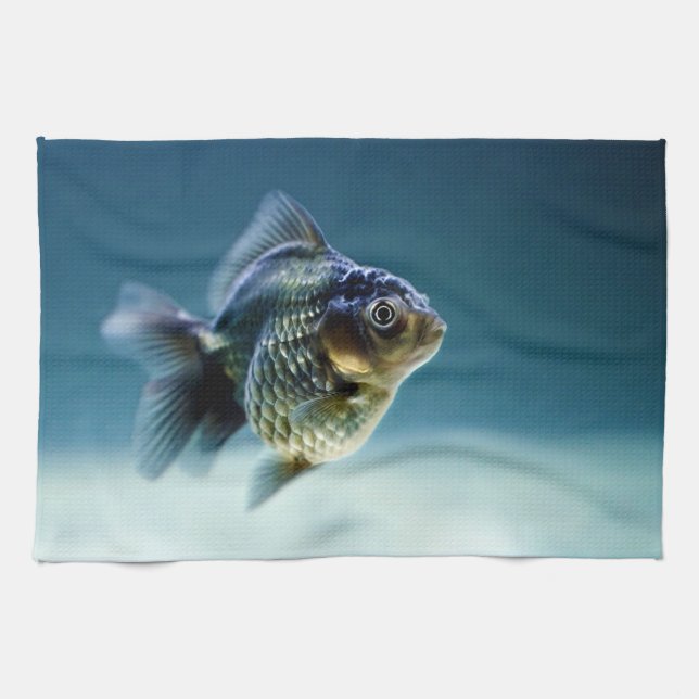 Aquatic Fish Carassius Geschirrtuch (Horizontal)