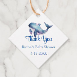 Aquatic Friends Babydusche Vielen Dank Geschenkanhänger