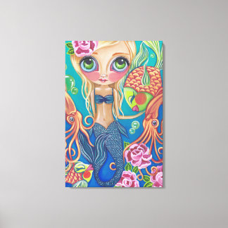 "Aquatic Mermaid" Canvas Print Leinwanddruck