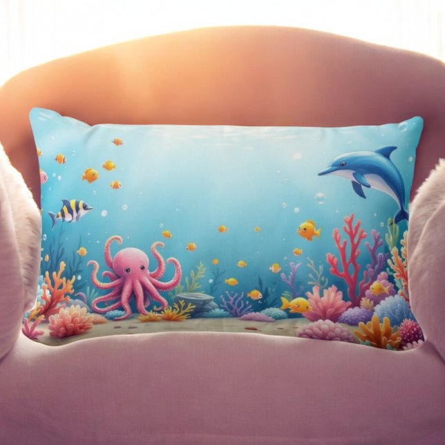 Aquatic Serenity Cushion Lendenkissen (Von Creator hochgeladen)