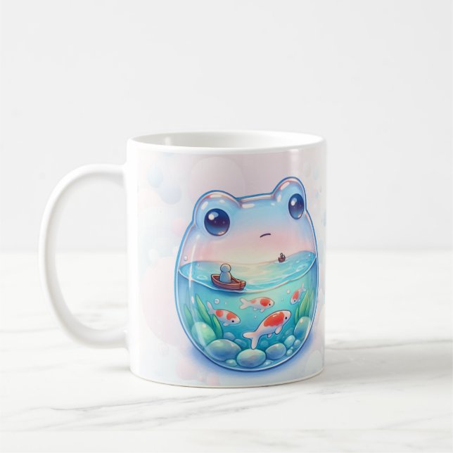 Aquatic Whimsy Frog geformt Kaffeetasse (Links)