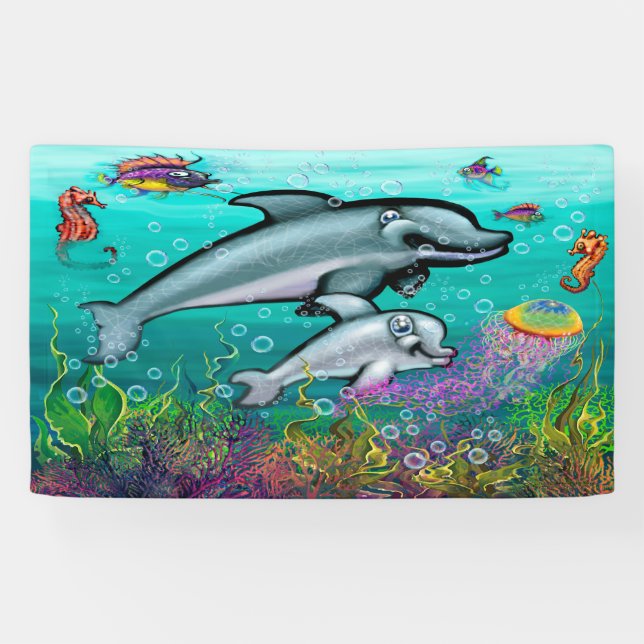 Aquatische Fantasie Banner (Horizontal)