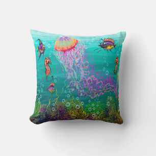 Aquatische Fantasie Kissen