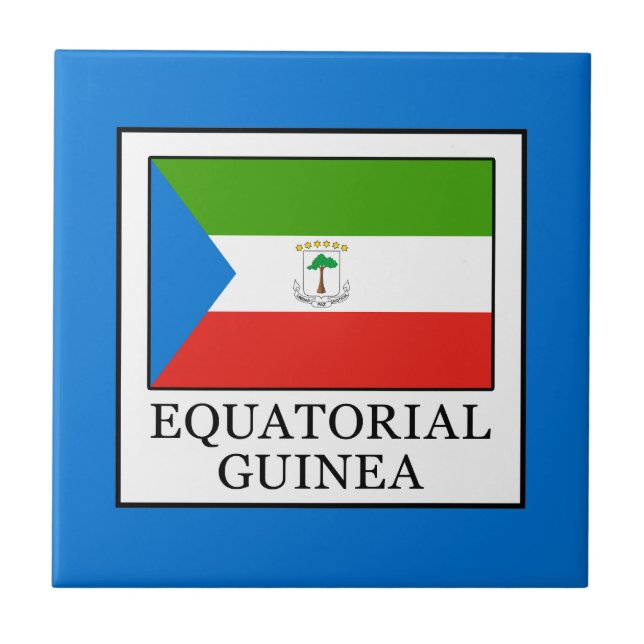 Äquatoriale Guinea Fliese (Vorderseite)