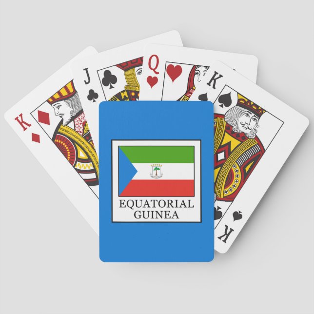 Äquatoriale Guinea Spielkarten (Rückseite)