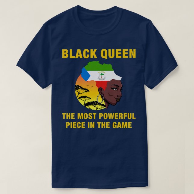 Äquatoriale guineische Schwarze Geschichte Monat Ä T-Shirt (Design vorne)
