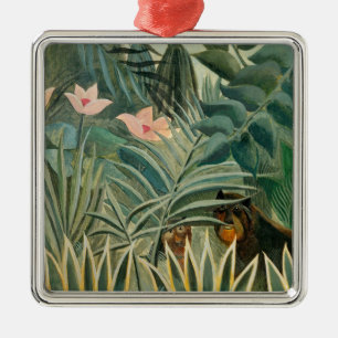 Äquatoriale Jungle, 1909 (Öl auf Leinwand) Ornament Aus Metall