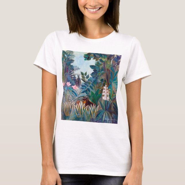 Äquatorialer Dschungel, Rousseau T-Shirt (Vorderseite)