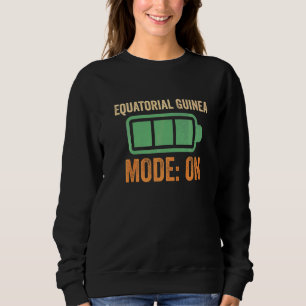 Äquatorialguinea Modus Akkubetrieb Sweatshirt