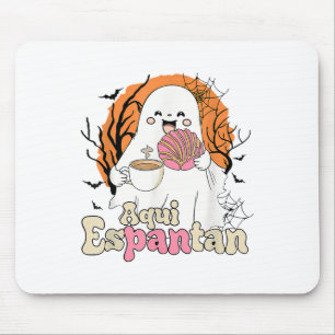 Aqui Espantan Pantasmas Ghost Conchas Halloween Me Mousepad