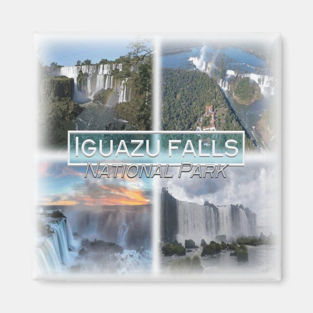 AR0042 Amerika, Argentinien, Iguazu Fall, Kühlschr Magnet (Vorne)