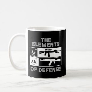 Ar15 Ak47-Elemente-Periodische Tabelle Kaffeetasse