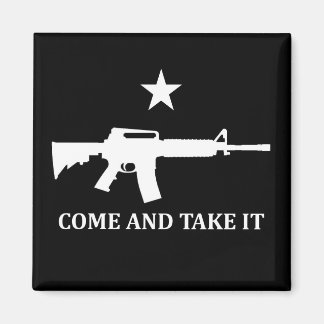 AR15 M4 VENEZ ET PRENEZ-LE Rond Magnet