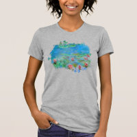 ** AR23 Monet Lily Pad Pad Painting Grey T-shirt