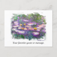 ** AR23 Monet Lily Pads Pond Frische Pasta machen