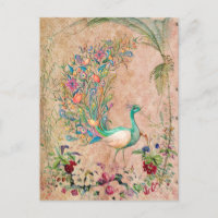 *~* AR24 Vintage Viktorianische PfauenJugendstil