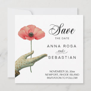*~* AR6 Foto 4 Elegant Save the Date Vintag Einladung