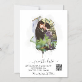 *~* AR6 WEDD SPEICHERN DATE QR code - Website Magneteinladung