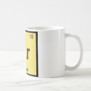 Ar - Altbier Chemie Periodisches Tabellensymbol Kaffeetasse