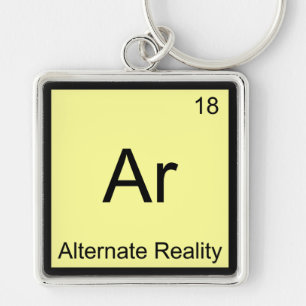 Ar - Alternative-Reality-Lustiges-Chemie-Element-T Schlüsselanhänger