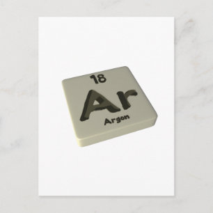 Ar Argon Postkarte
