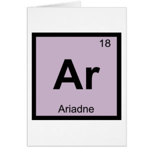 Ar - Ariadne Griechische Chemie Periodensystem Sym