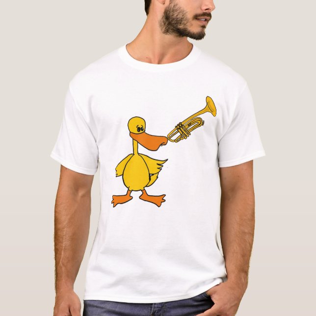 AR, Ente, welche die Trompete spielt T-Shirt (Vorderseite)