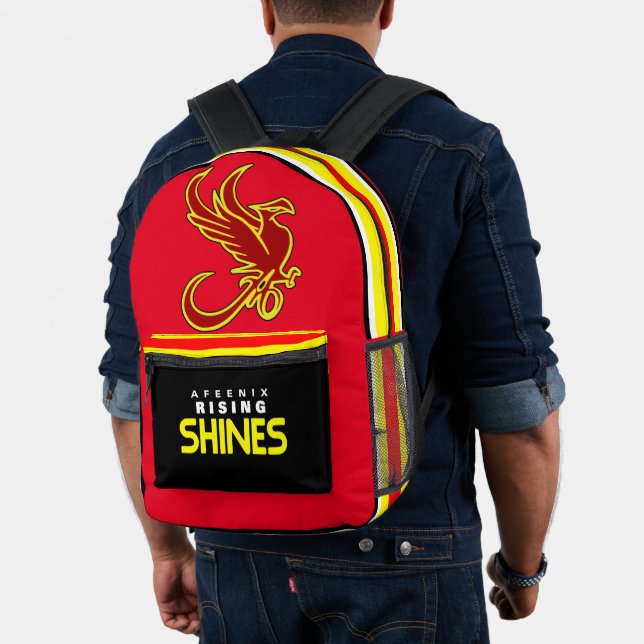 AR SHINN DELUXE BACKPACK BEDRUCKTER RUCKSACK (Insitu (Modell))