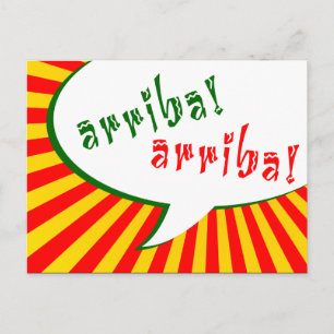 Ara! Ara! : Comic-Sprechblase Postkarte