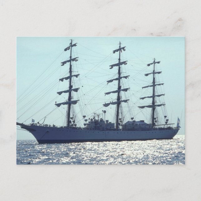 ARA Libertad-Schiff Postkarte (Vorderseite)