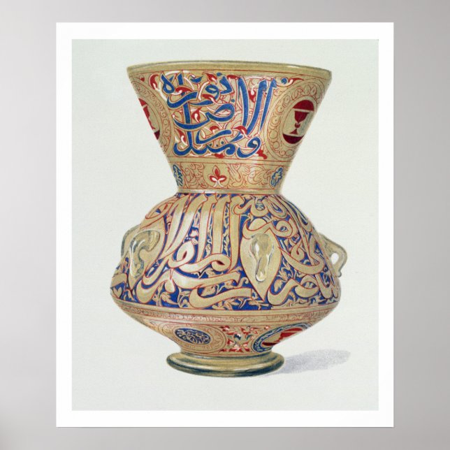 Arab Lamp, Platte VIII aus einem Alb aus dem späte Poster (Vorne)