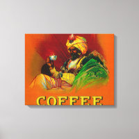 Arab Man Coffee Label