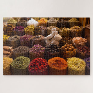 Arab Spice Market Stall Jigsaw Puzzle 1014 pc.