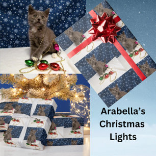Arabellas Weihnachtsdekorationen - Katze / Kitten Geschenkpapier
