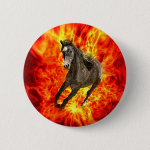 Araber auf Feuer Button