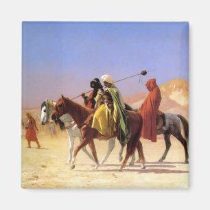 "Araber überqueren die Wüste" von Jean Leon Gerome Magnet