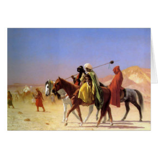"Araber, welche die Wüste", durch Jean Leon Gerome
