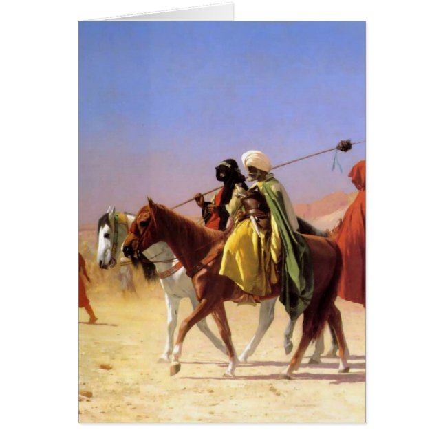 Araber, welche die Wüste durch Jean-Leon Gerome (Vorne)