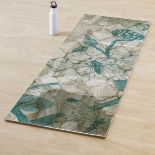 Arabeske-Schmetterlinge VI Yogamatte