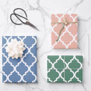 Arabeske-Stil Geschenkpapier Set