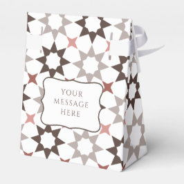 Arabesque arabischen Muster Gunst Box. Geschenkschachtel