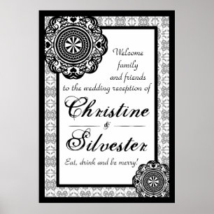 Arabesque Black Lace, Empfang Begrüßungspposter* Poster