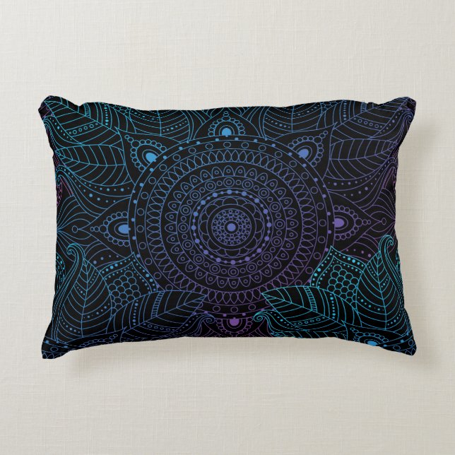 Arabesque Bliss: Oriental Mandala Magic Dekokissen (Vorderseite)