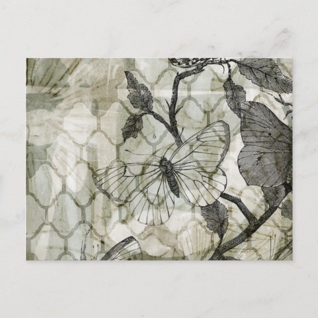 Arabesque Butterflies II Postkarte (Vorderseite)