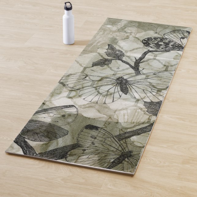 Arabesque Butterflies II Yogamatte (Beispiel)