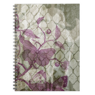 Arabesque Butterflies III Notizblock